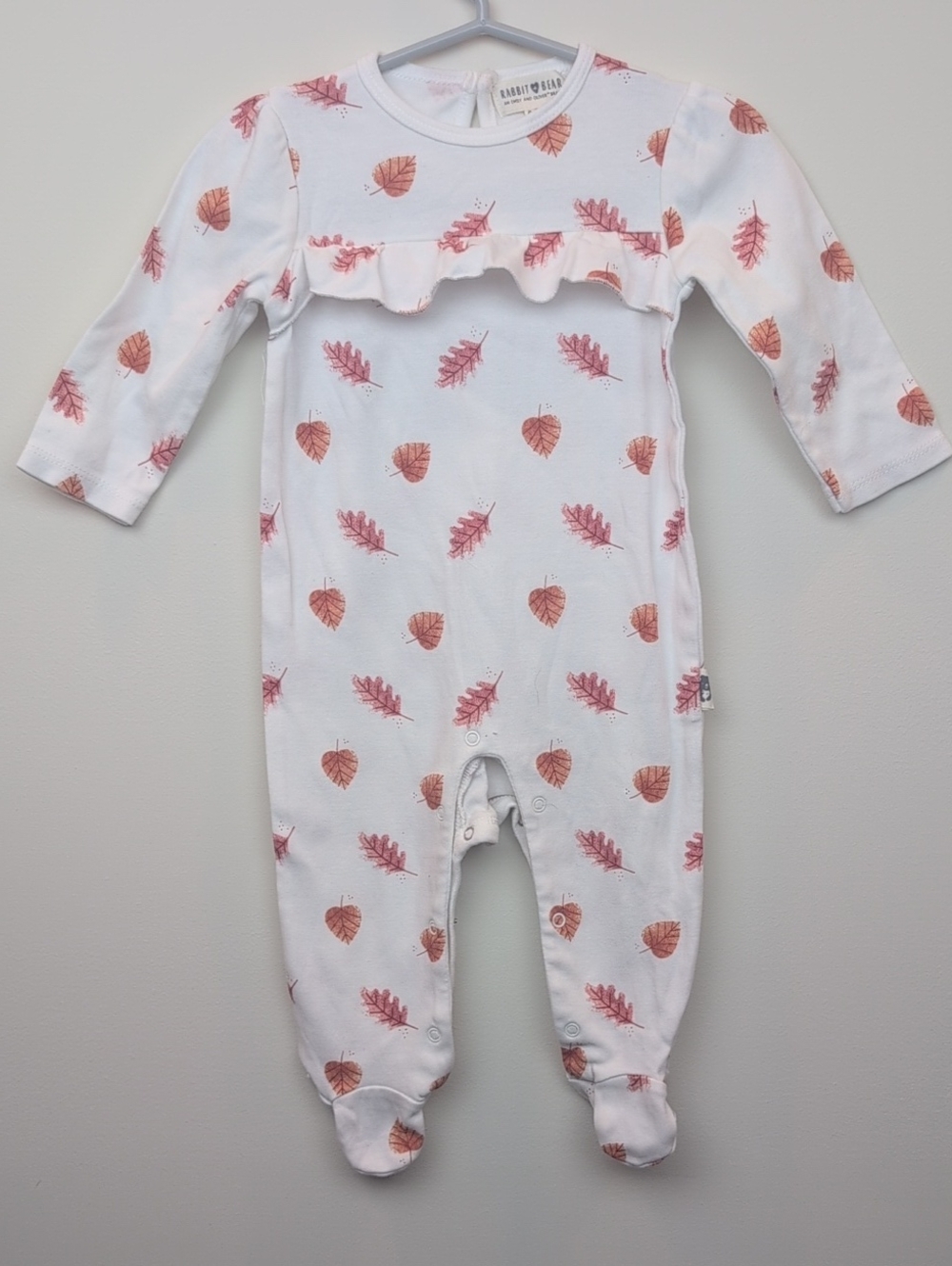 Rabbit + Bear Fall Romper 6-9M GUC